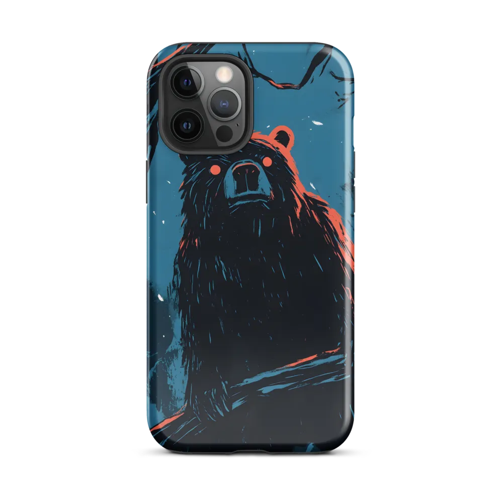 Eerie Majesty: A Bear in the Night