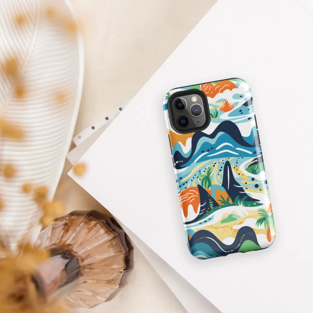 Abstract Tropical Landscape