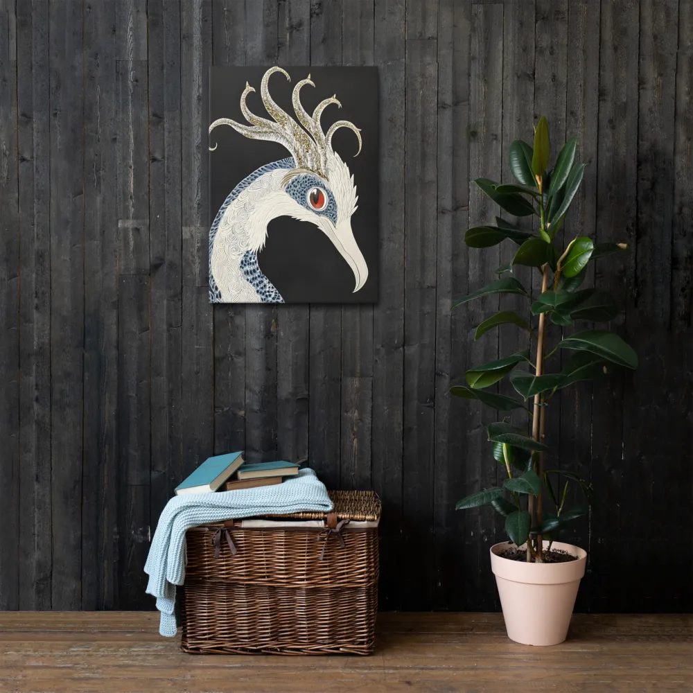 Elegance of the Majestic Peacock | Thin Canvas | 20″×28″