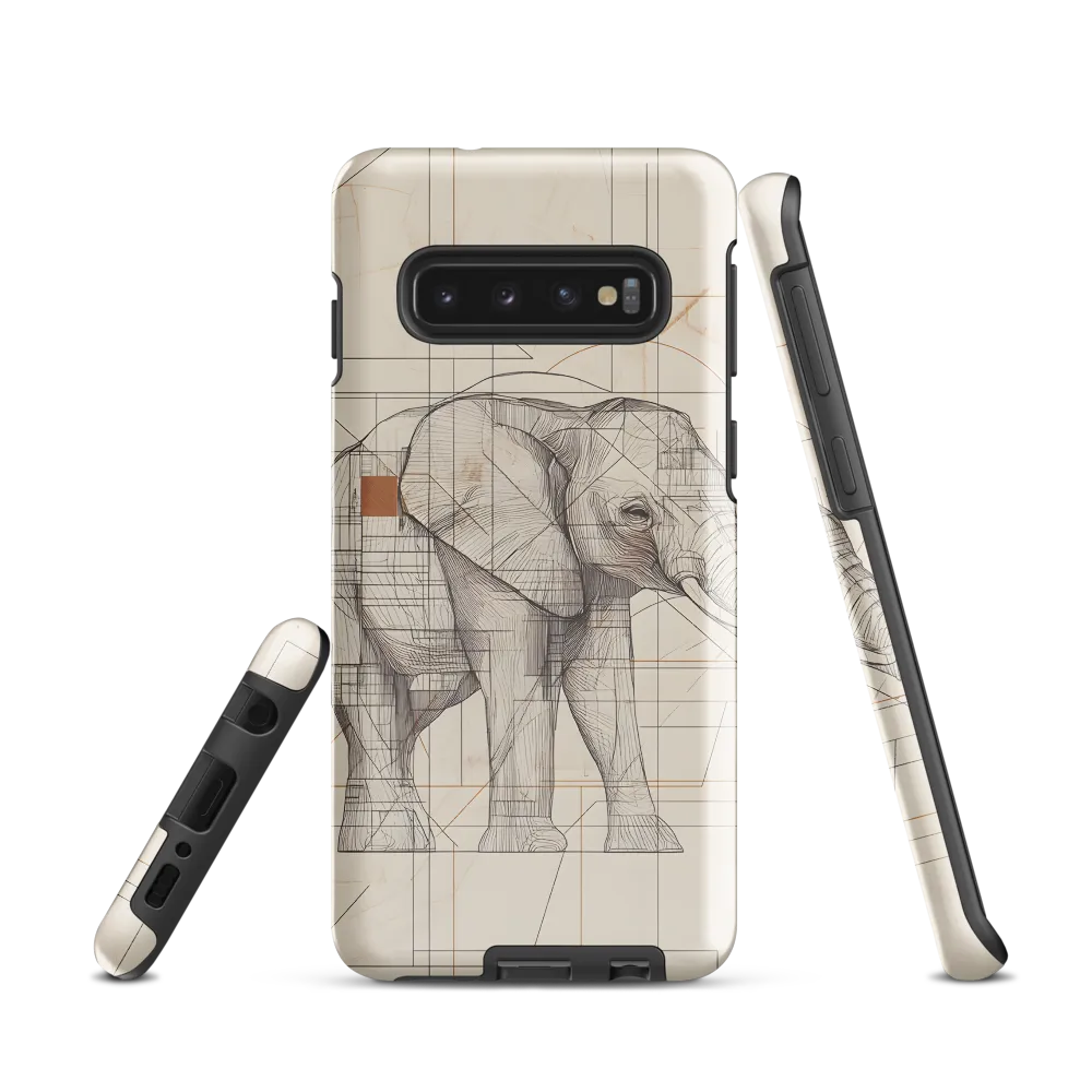 Geometric Elegance: The Steel Elephant