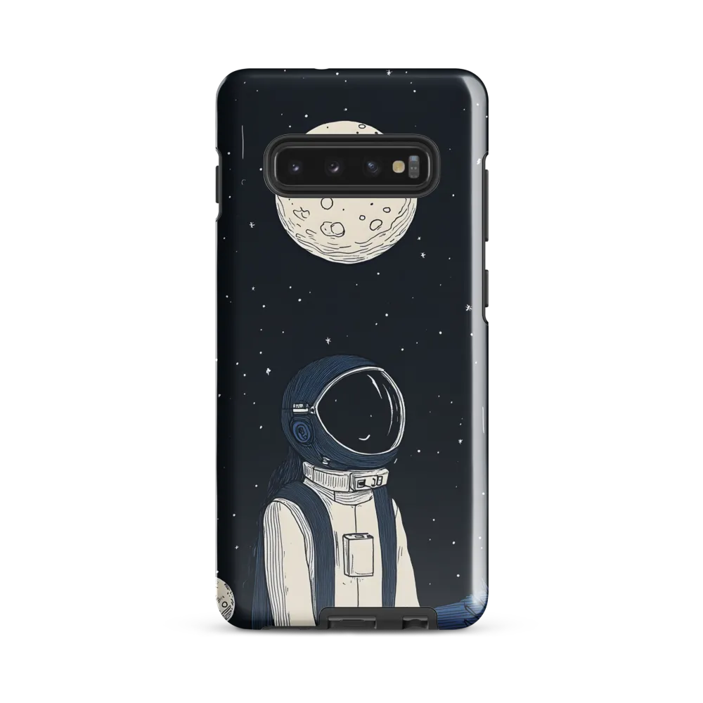 Gazing at the Cosmos | Phone Case |  S10 Plus | Tough Case | Glossy