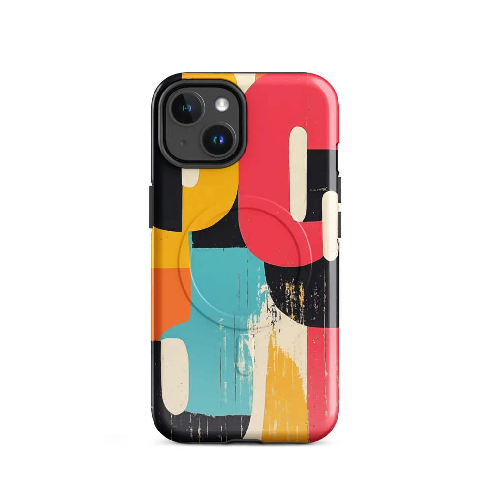 Colorful Curves: Numbers in Harmony | Phone Case |  14 | MagSafe® Tough Case | Glossy