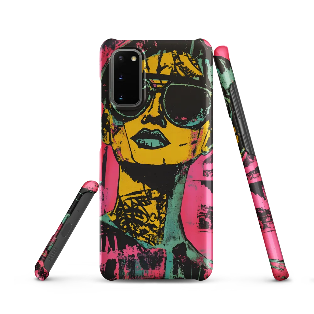 Confident Portrait in Neon Colors