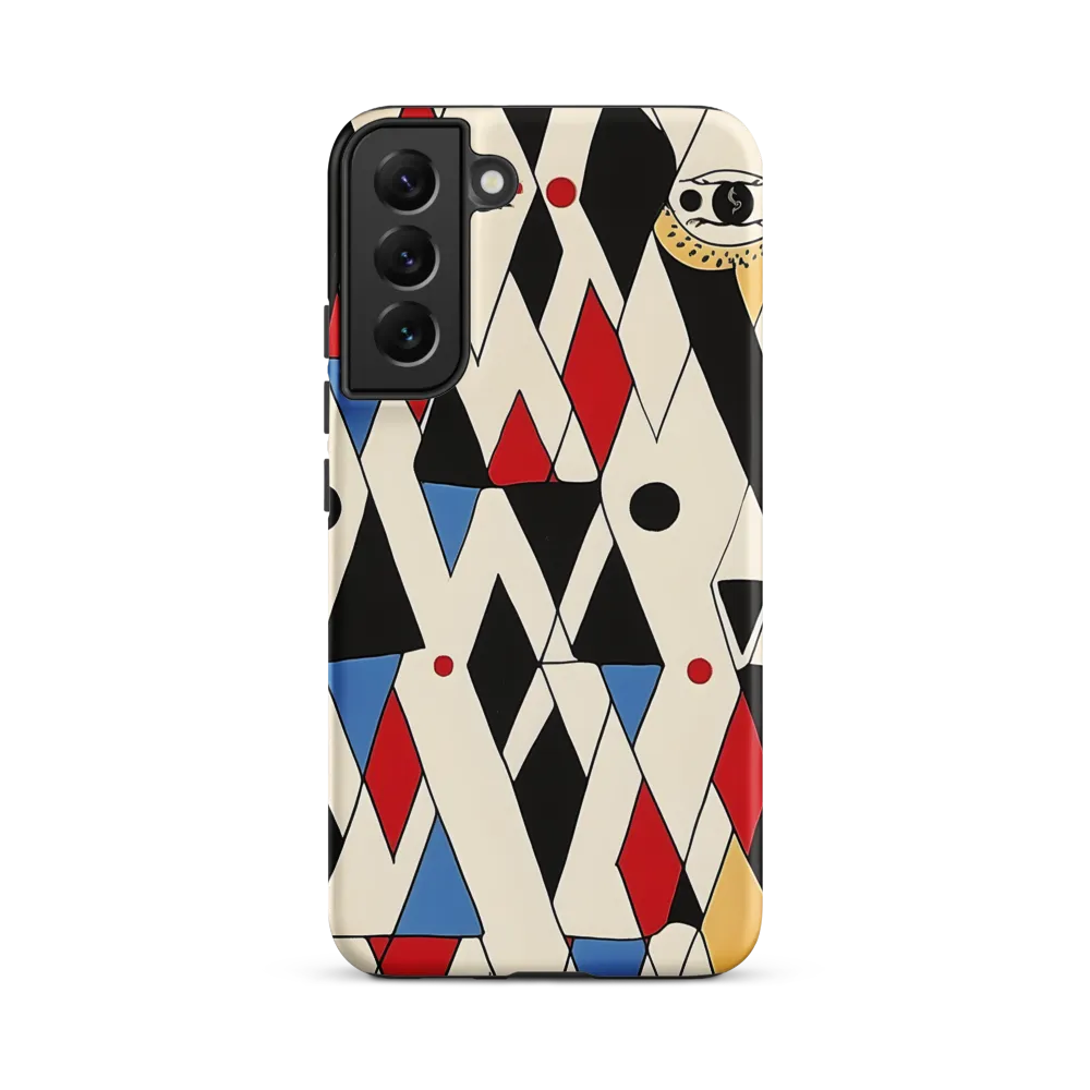 Dynamic Geometric Symphony | Phone Case |  S22 Plus | Tough Case | Matte