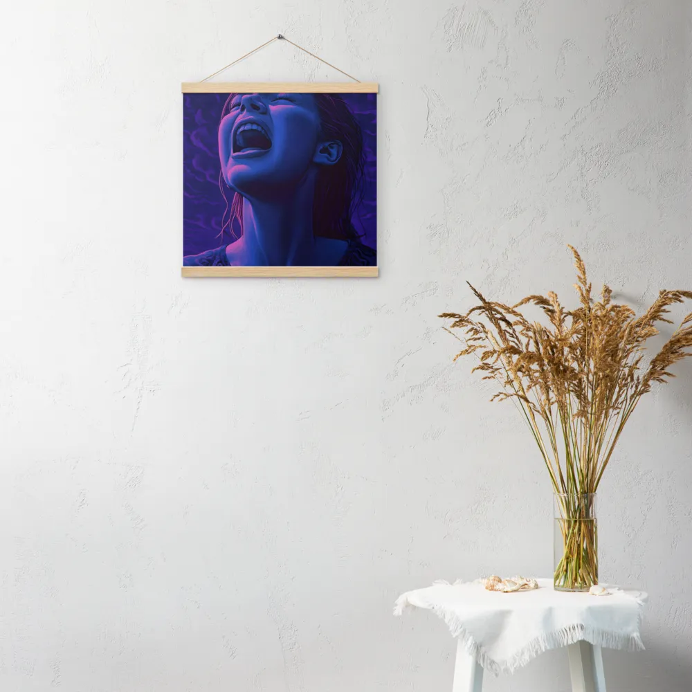 Echoes of Anguish | Poster With Oak Wood Hanger | 16″×16″