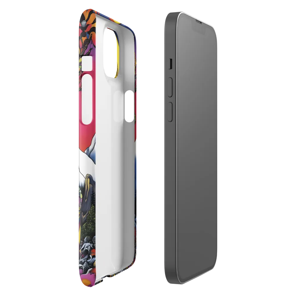 Mystical Majesty of the Psychedelic Deer | Phone Case |  14 Plus | Snap Case | Glossy