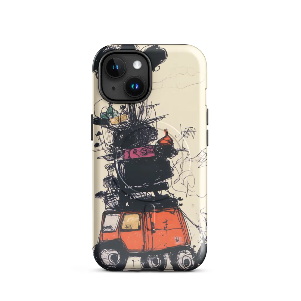 The Whimsical Hauler | Phone Case |  15 | MagSafe® Tough Case | Glossy