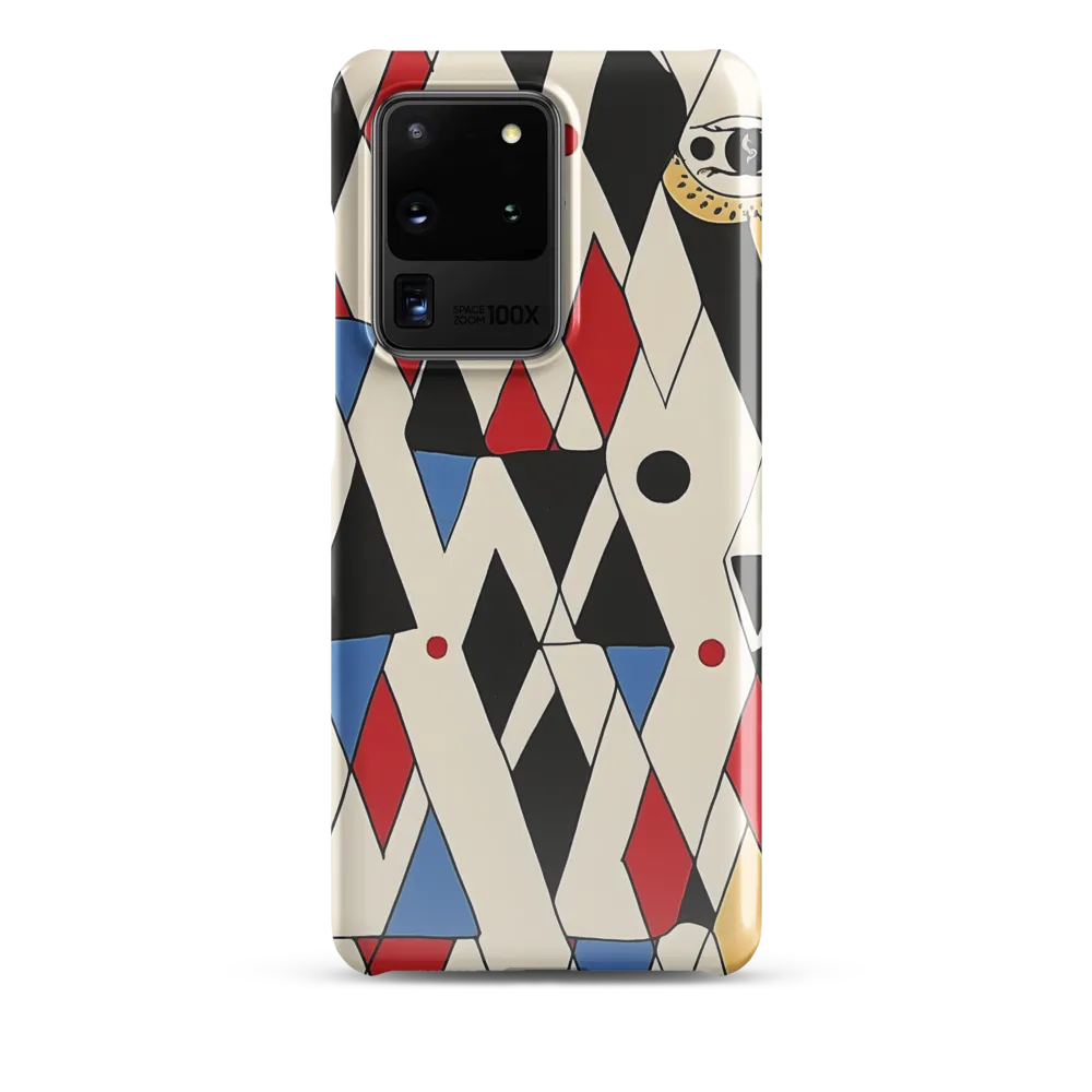 Dynamic Geometric Symphony | Phone Case |  S20 Ultra | Snap Case | Glossy