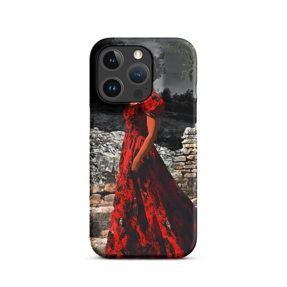 Elegance in Red | Phone Case |  16 Pro | Snap Case | Matte
