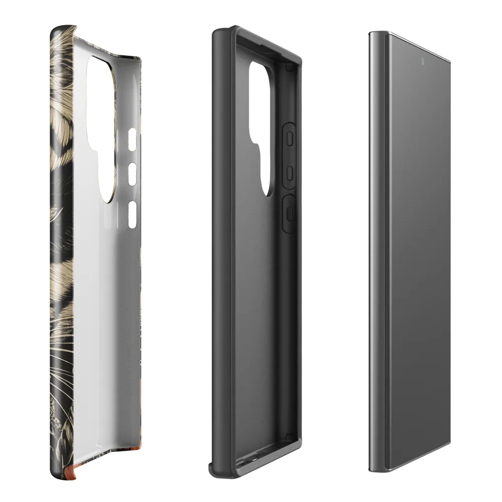 Feline Majesty: The Human-Leopard Connection | Phone Case |  S23 Ultra | Tough Case | Glossy