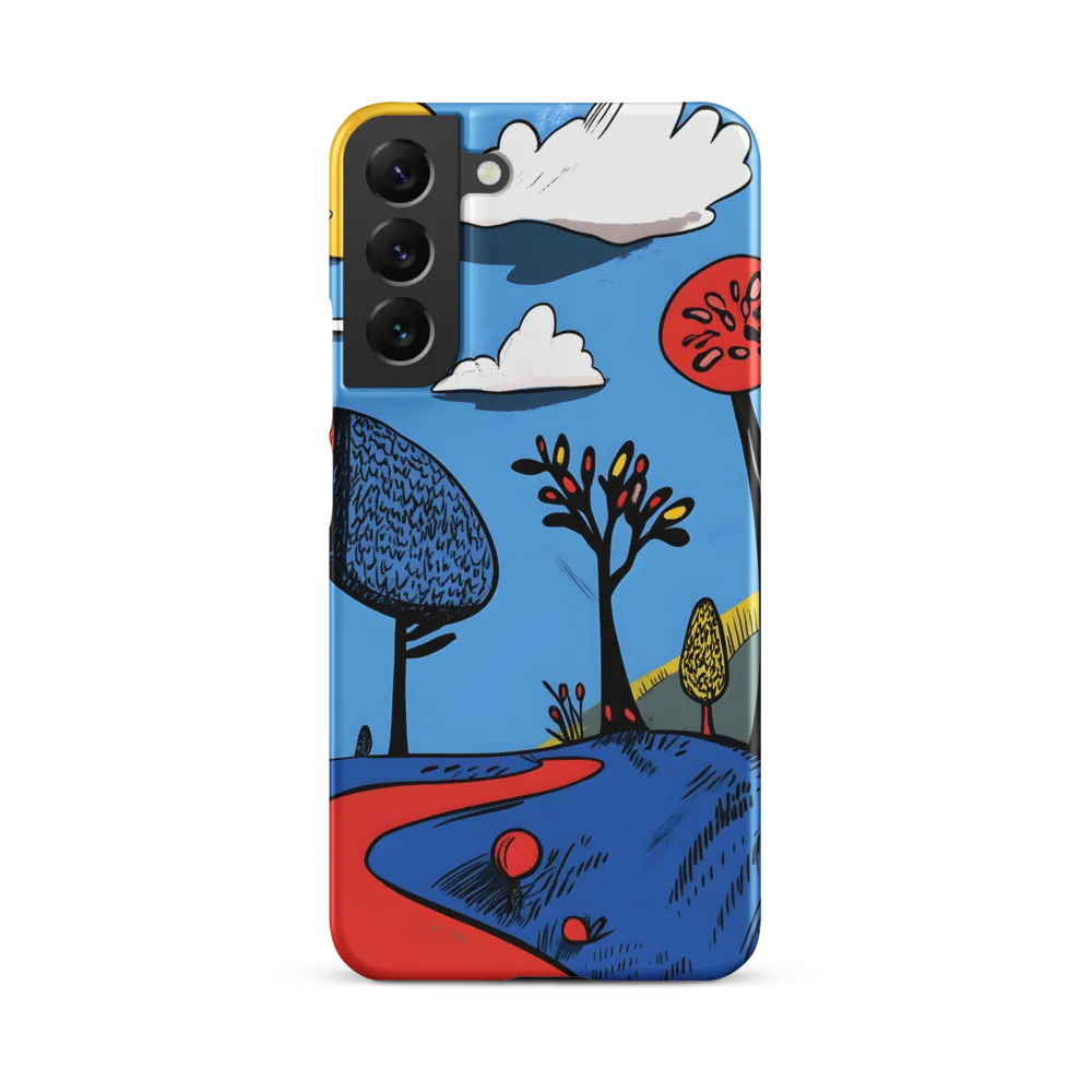Whimsical Pathways Through a Colorful Landscape