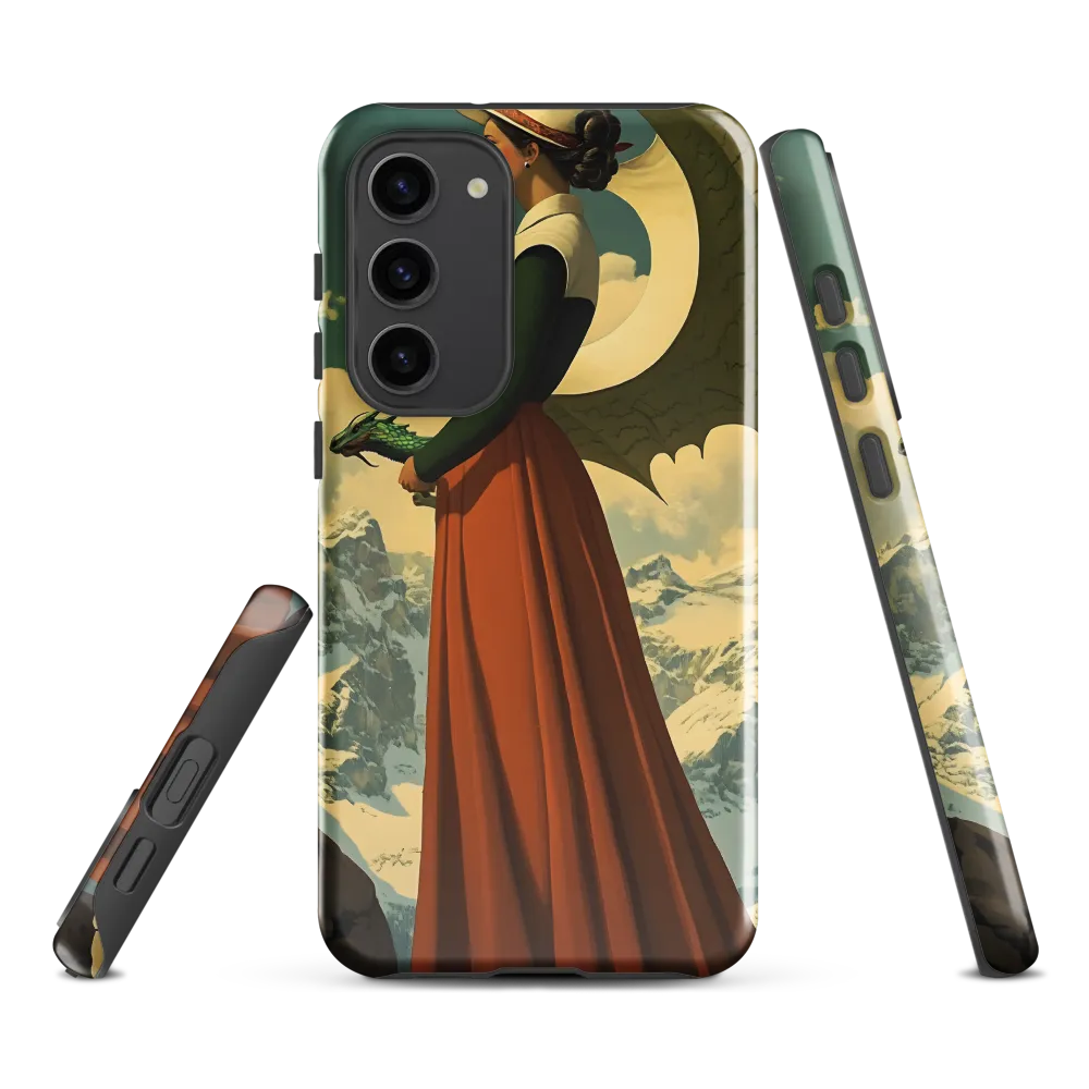 Mystic Harmony: The Dragon Keeper | Phone Case |  S23 Plus | Tough Case | Glossy