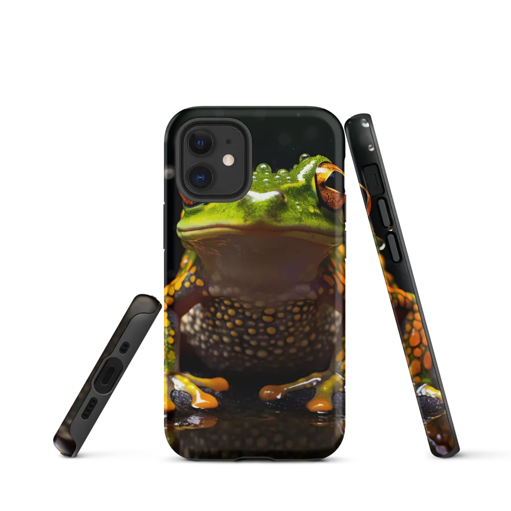 Emerald Elegance: The Frog in Focus