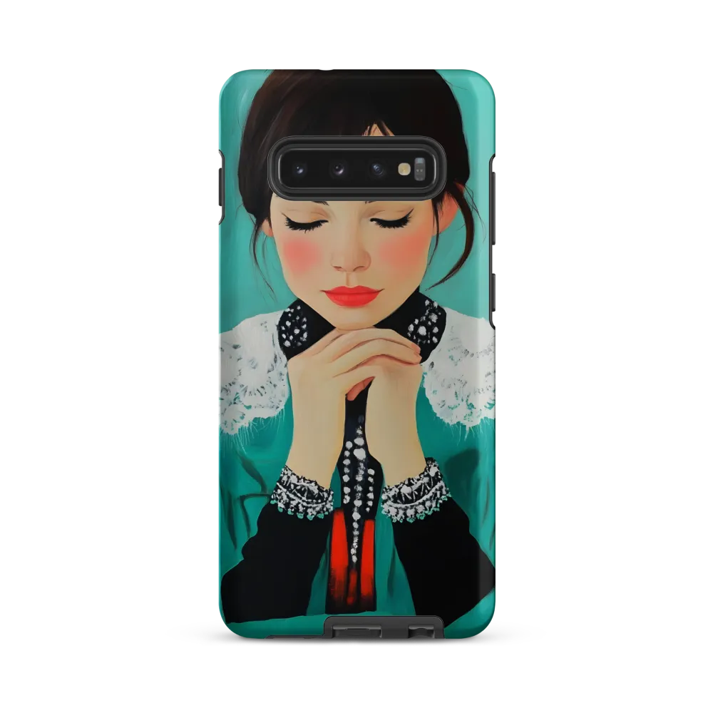 Serenity in Turquoise | Phone Case |  S10 Plus | Tough Case | Matte