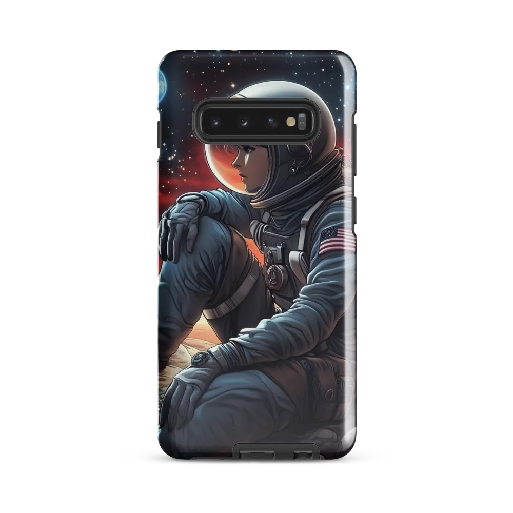 Contemplation Among the Stars | Phone Case |  S10 Plus | Tough Case | Glossy