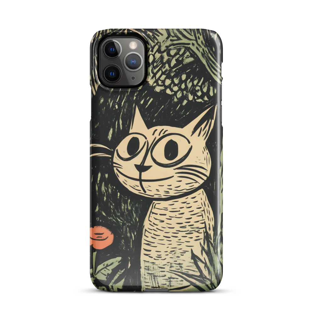 Whimsical Cat in the Forest | Phone Case |  11 Pro Max | Snap Case | Glossy