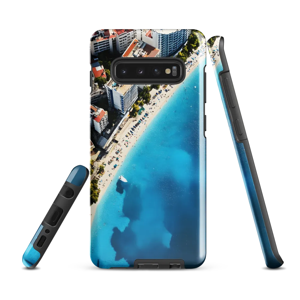 A Coastal Symphony of Urban Serenity | Phone Case |  S10 Plus | Tough Case | Glossy