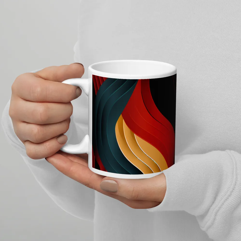 Dynamic Waves of Color | Mugs | Multiple Sizes & Colors