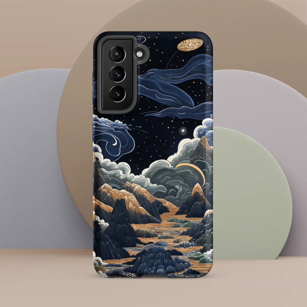 Celestial Harmony: Peaks and Planets