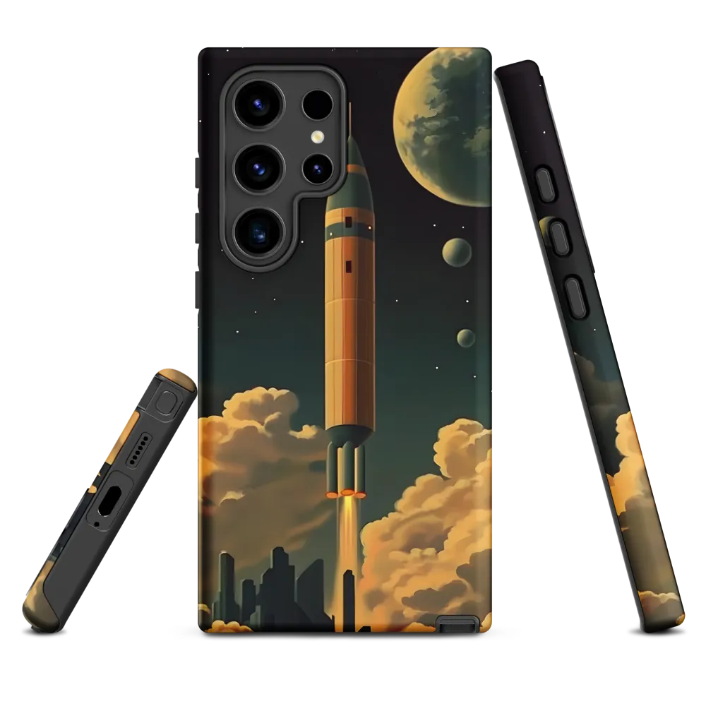 Journey Through the Cosmic Frontier | Phone Case |  S24 Ultra | Tough Case | Matte