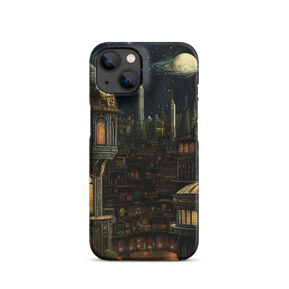 Celestial Enigma: A Surreal Cityscape