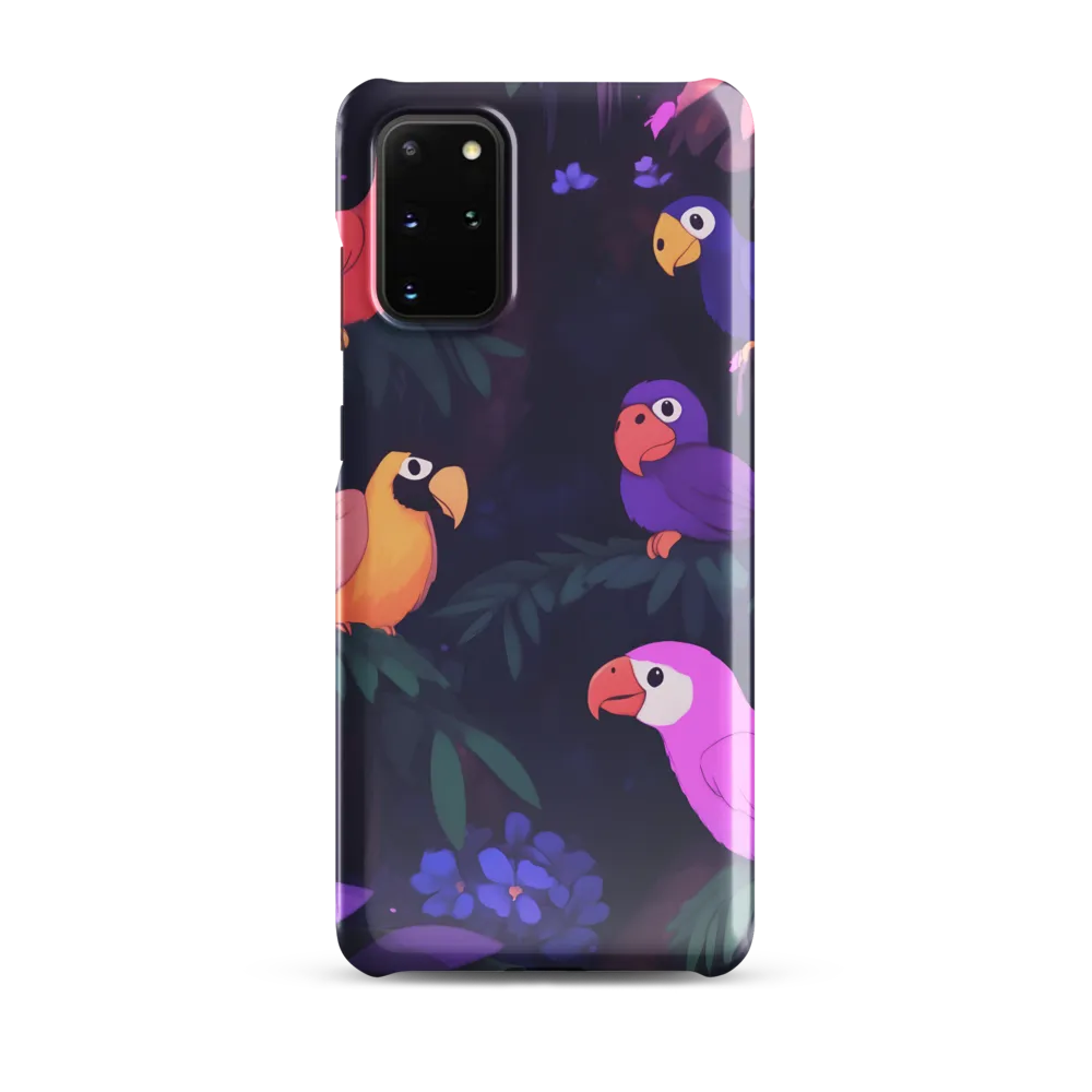 Tropical Parrot Playground | Phone Case |  S20 Plus | Snap Case | Glossy