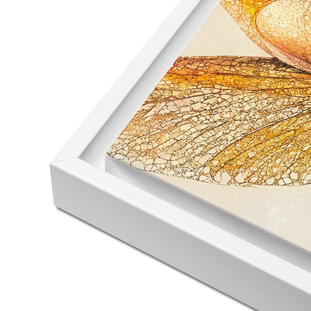 Whispers of the Frosted Meadow | Canvas with White Frame | 16″×20″