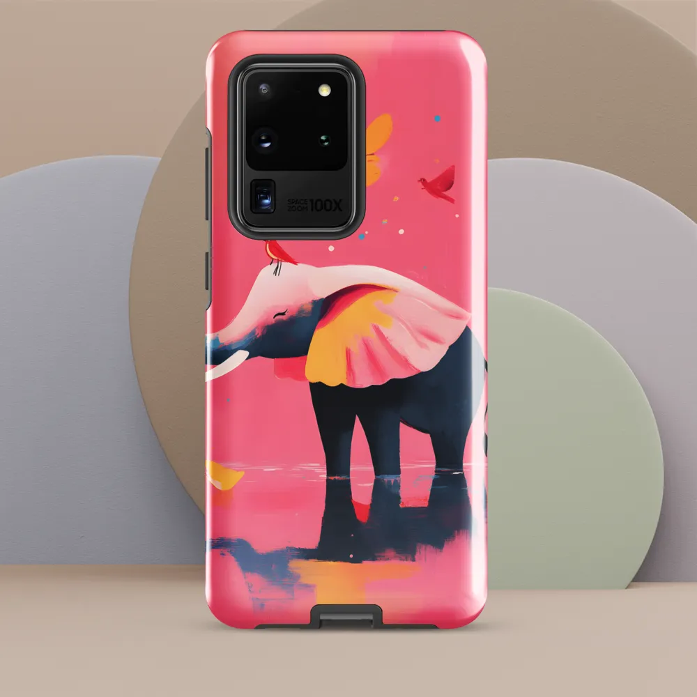 Whimsical Serenity: The Playful Elephant