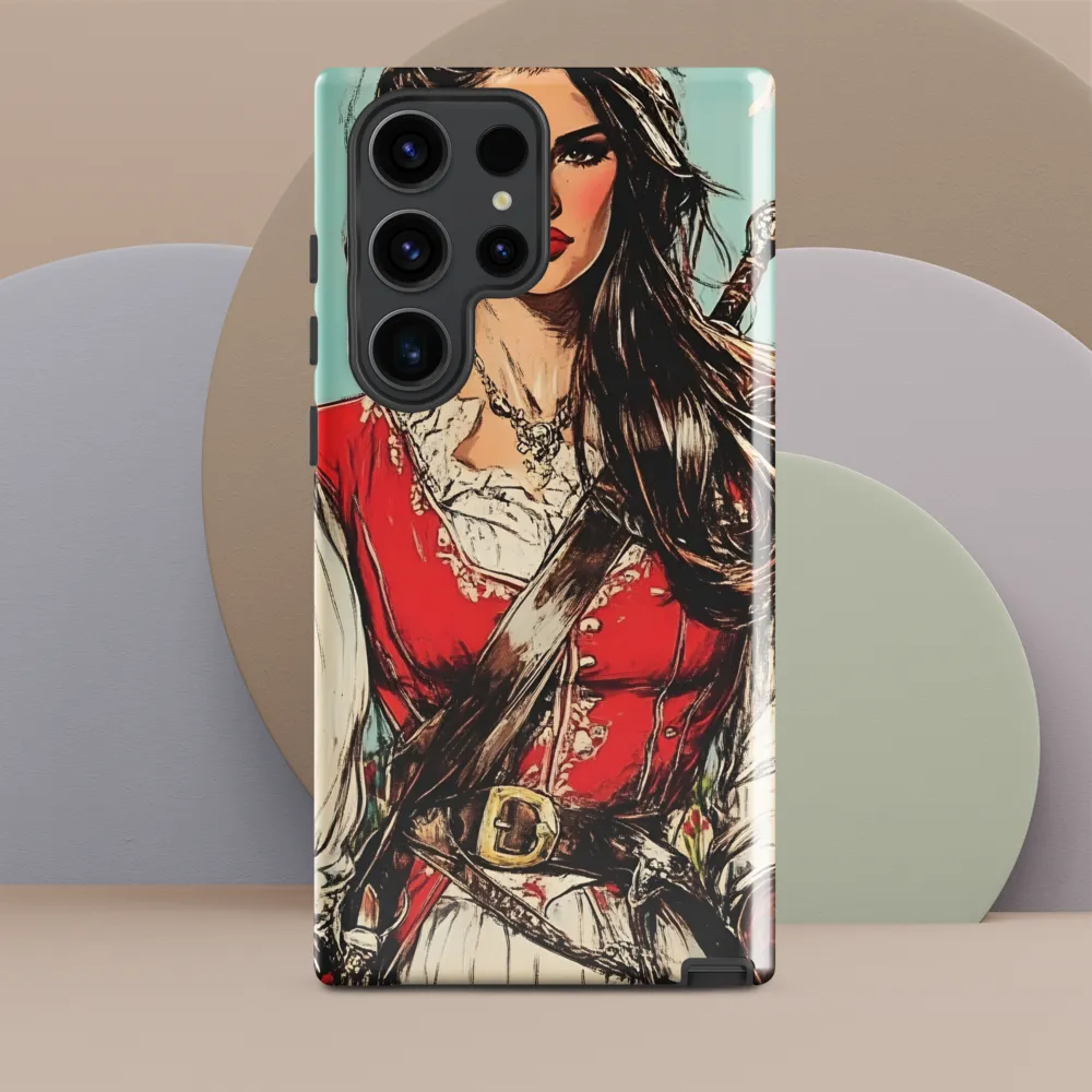 Fearless Pirate Queen | Phone Case |  S23 Ultra | Tough Case | Glossy