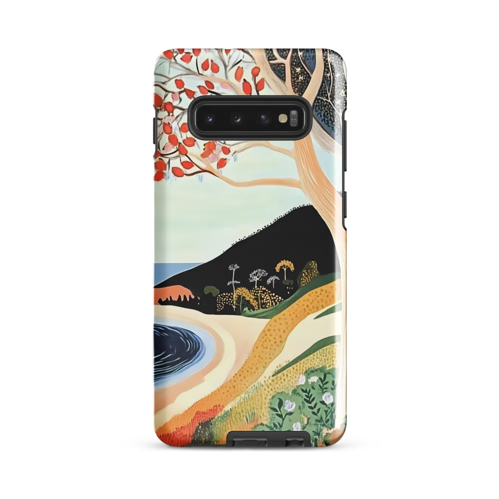 Tranquil Coastline Dream | Phone Case |  S10 Plus | Tough Case | Glossy