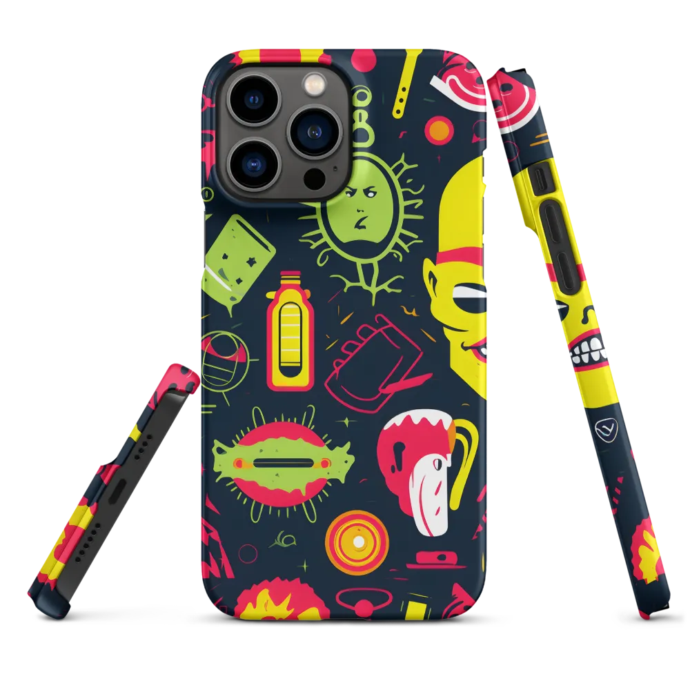 Neon Revelry: A Quirky Exploration of Modern Pop Art