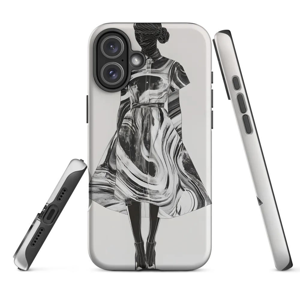 Whirls of Elegance: A Contemporary Fashion Design