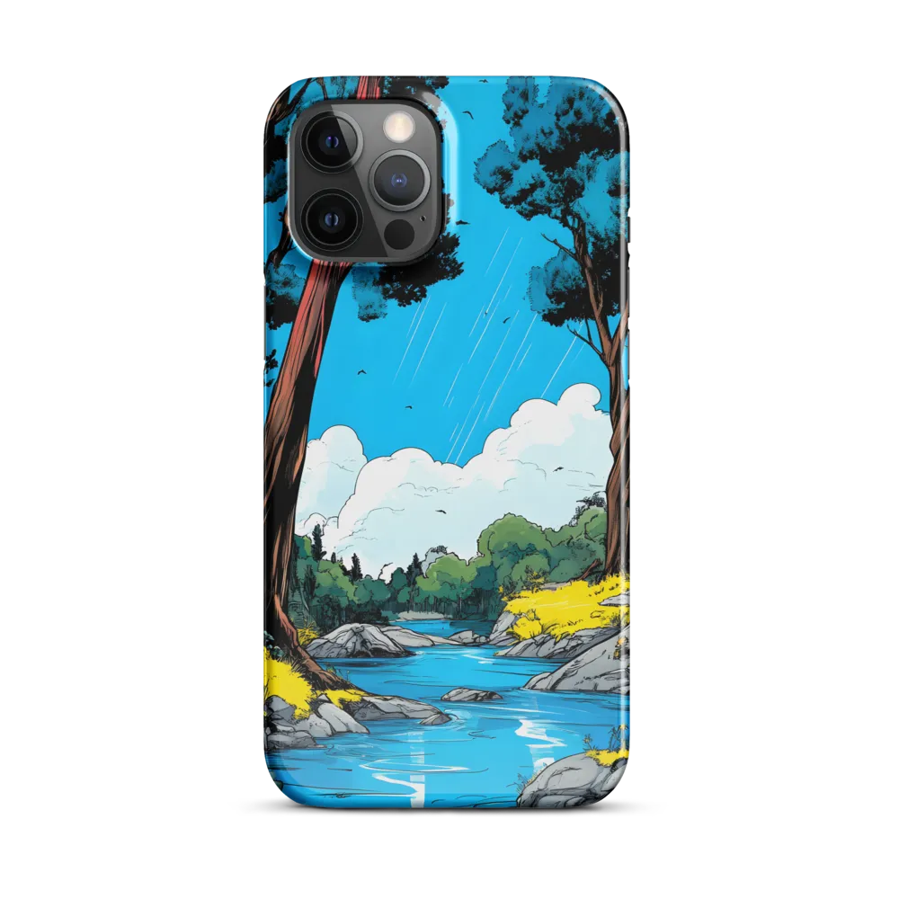 Tranquil River in a Comic Landscape