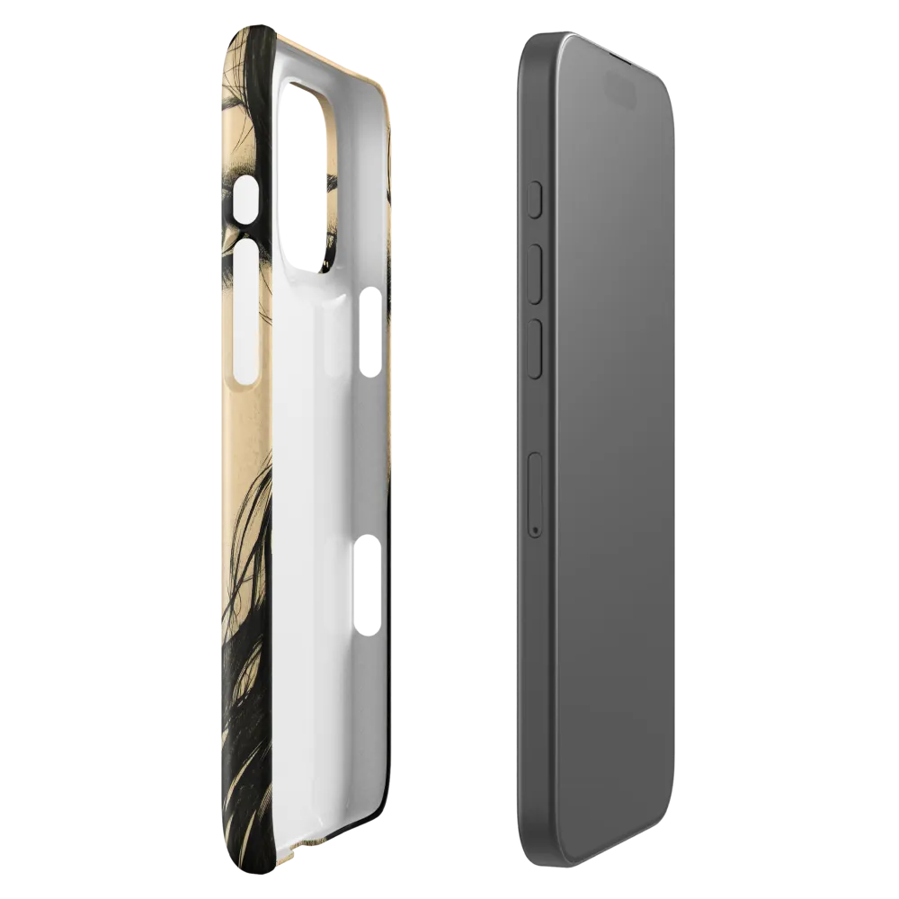Enigmatic Gaze | Phone Case |  16 Pro Max | Snap Case | Glossy