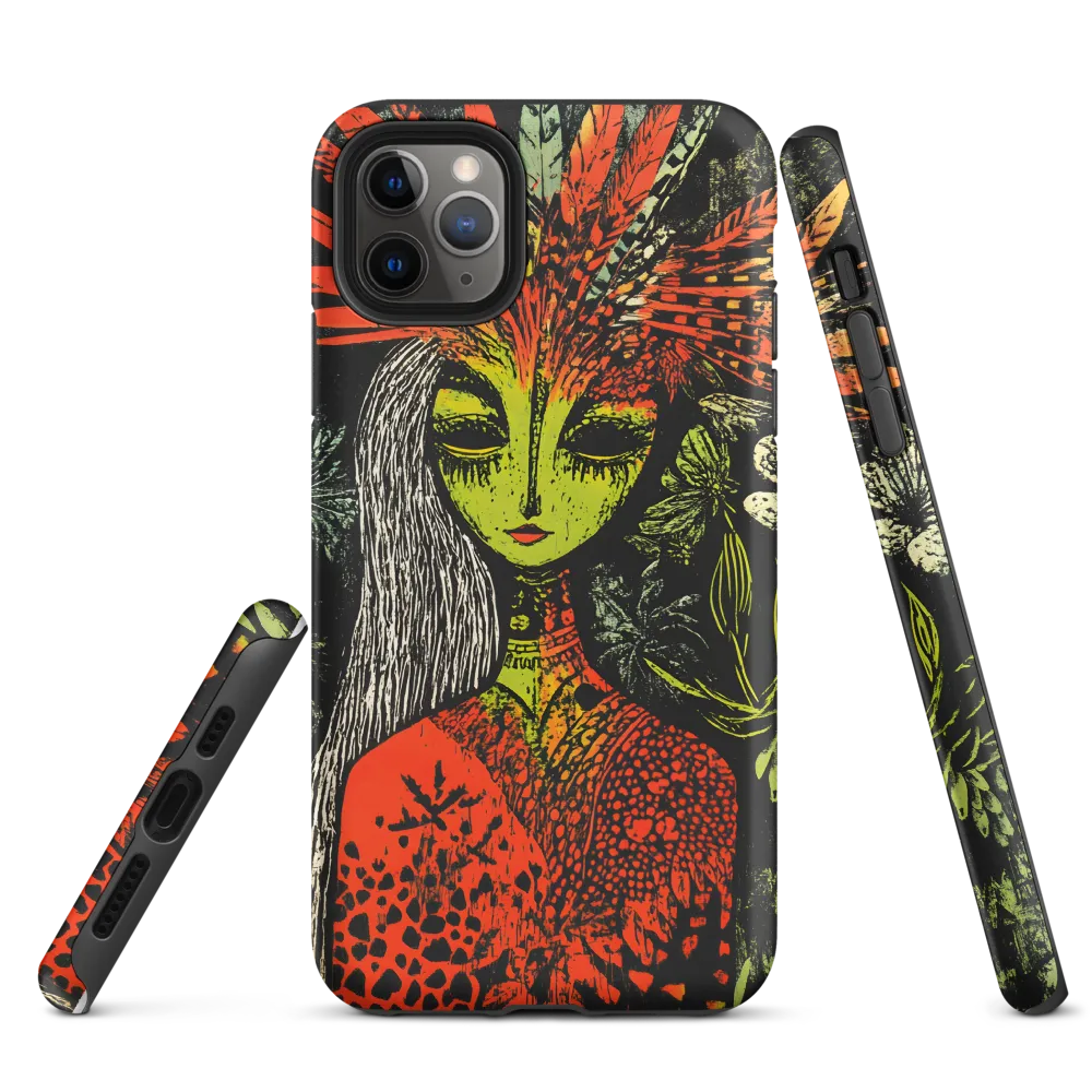 Mystical Flora: A Surreal Portrait