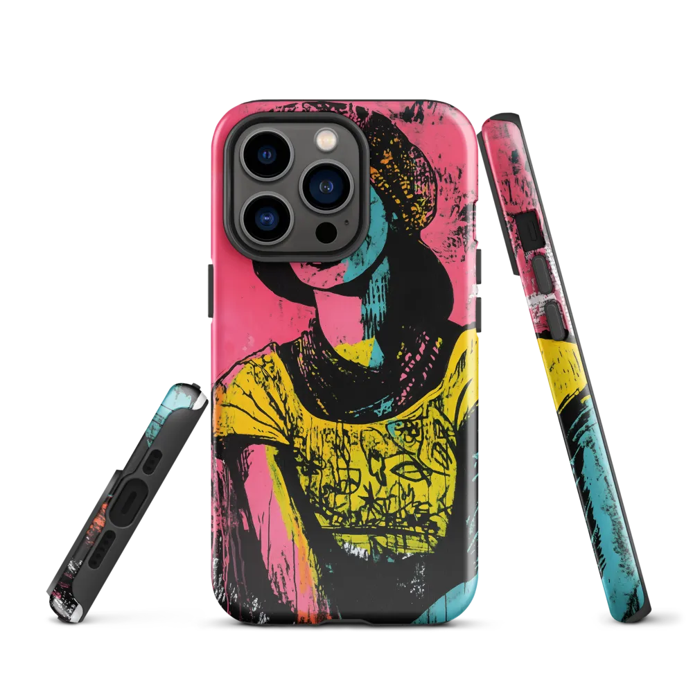 Urban Elegance: A Graffiti Portrait
