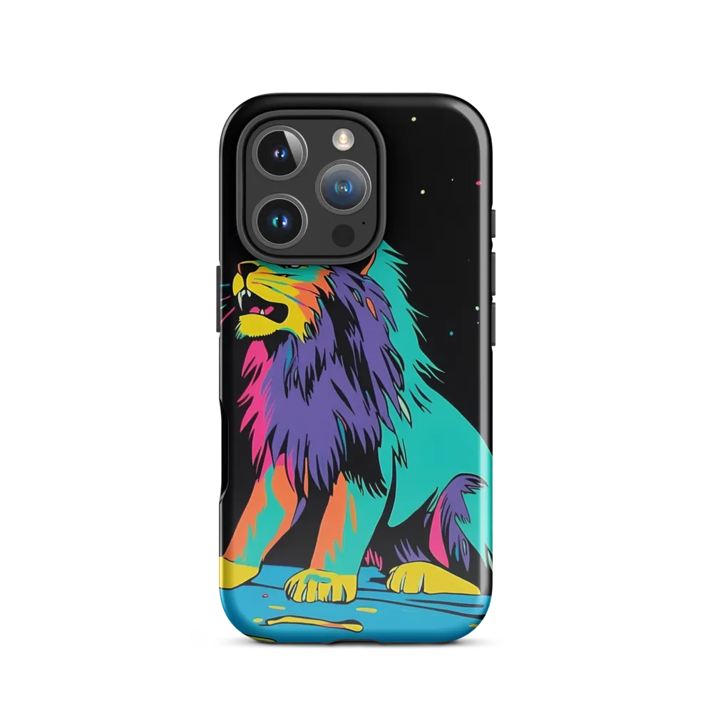 Roaring Colors: The Neon Lion