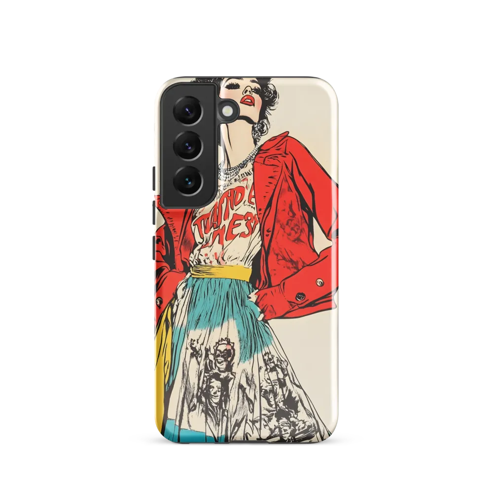 Vibrant Elegance: A Pop Art Fashion Statement