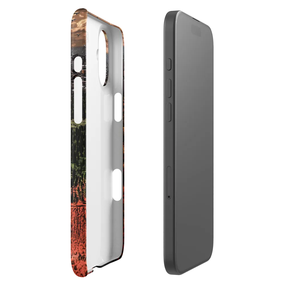 Harmony and Dissonance: A Landscape of Contrasts | Phone Case |  16 Plus | Snap Case | Matte