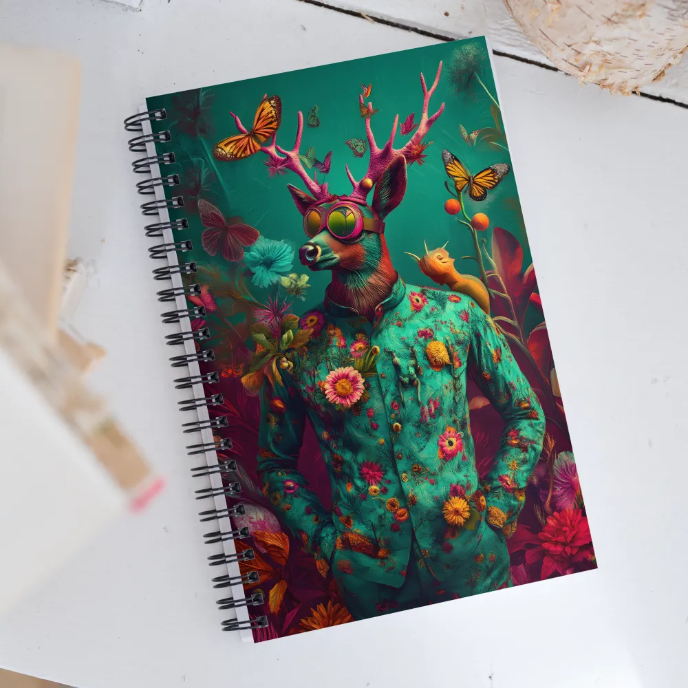 Whimsical Harmony | Spiral Notebook