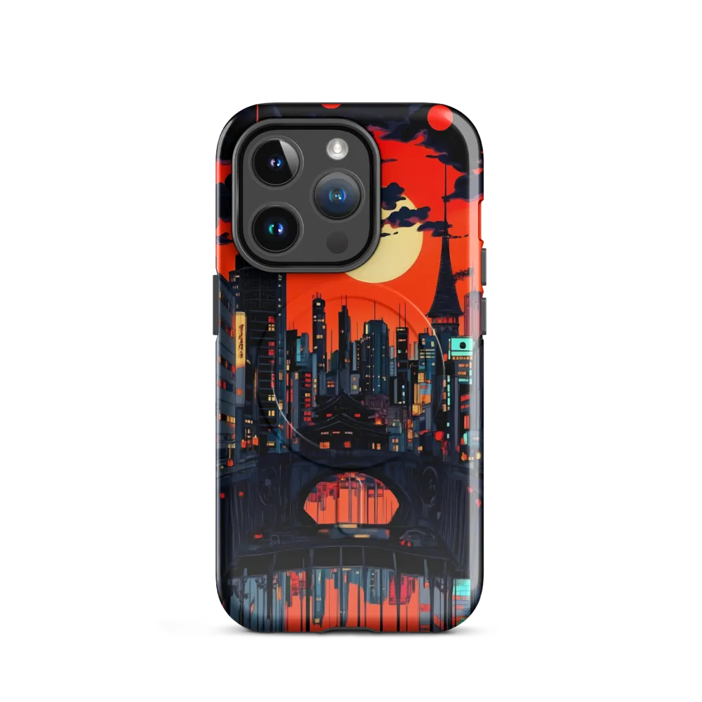 Nightfall in a Neon City