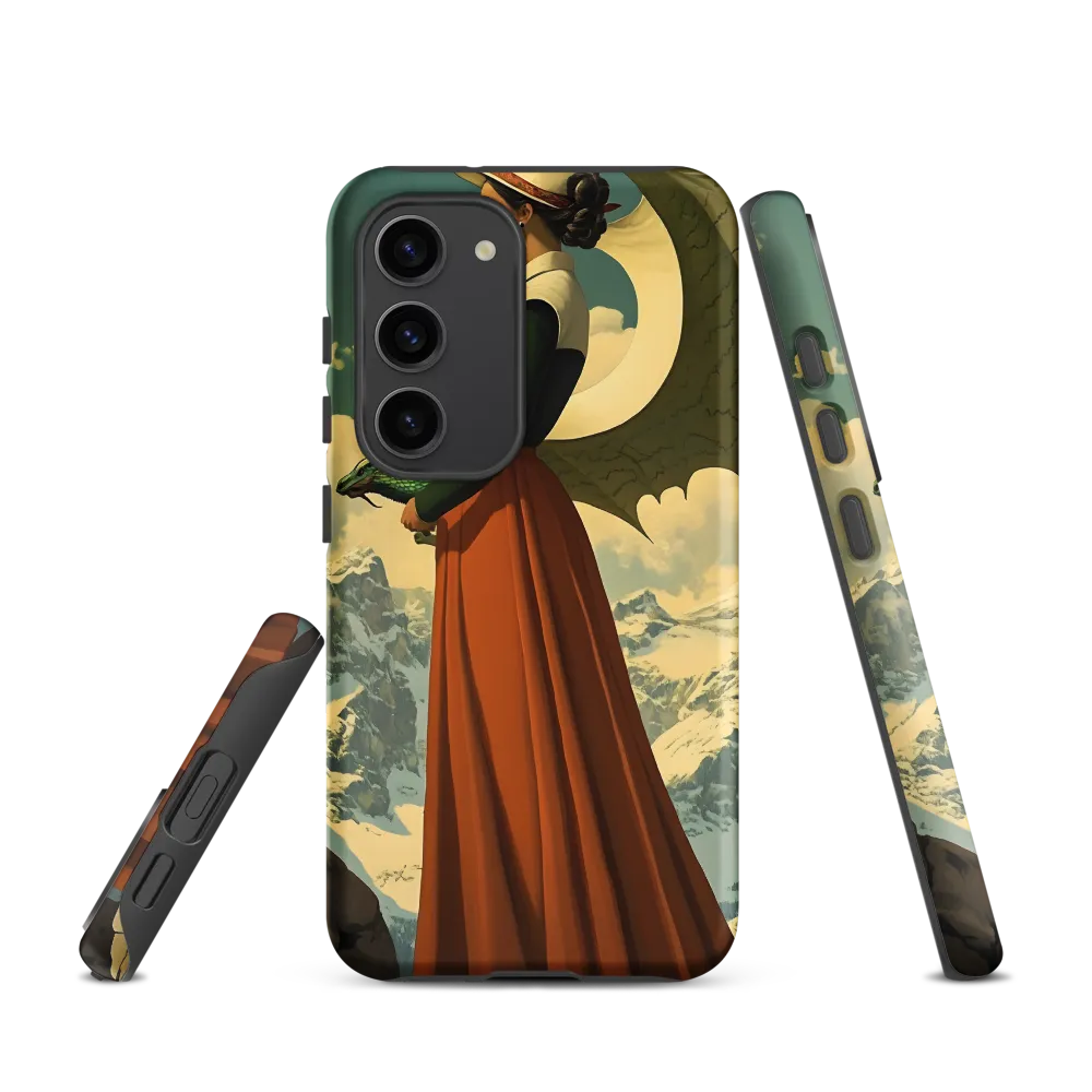 Mystic Harmony: The Dragon Keeper | Phone Case |  S23 | Tough Case | Matte