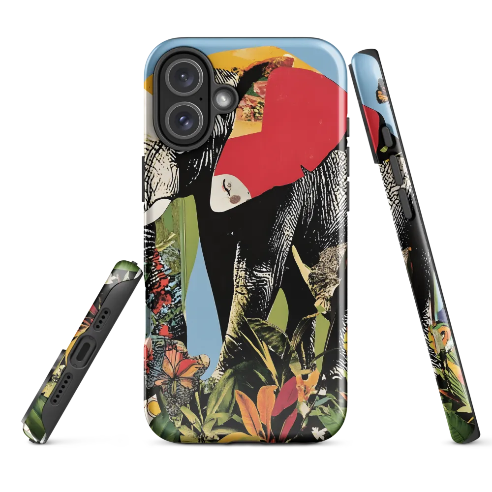 Harmony of Nature: The Elephant's Embrace | Phone Case |  16 Plus | Tough Case | Glossy