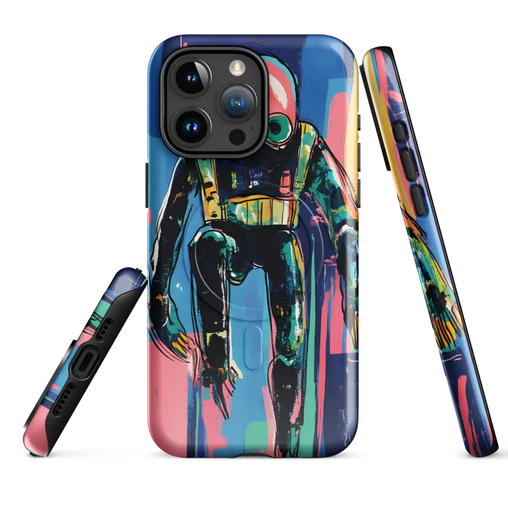 Diver in Vibrant Motion