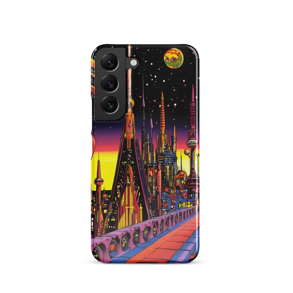 Futuristic Cosmos: A Journey Through Neon Cities