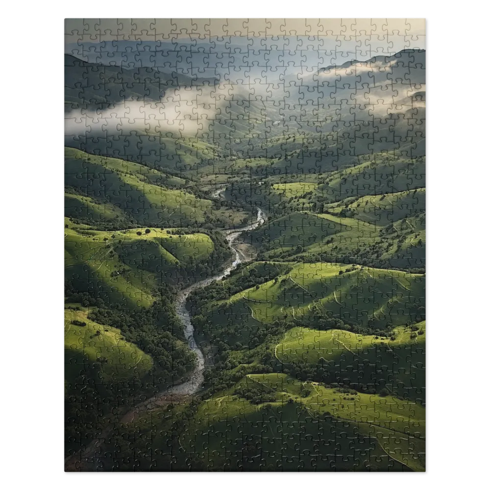 Tranquil Green Valleys | Jigsaw Puzzle | 520 pieces