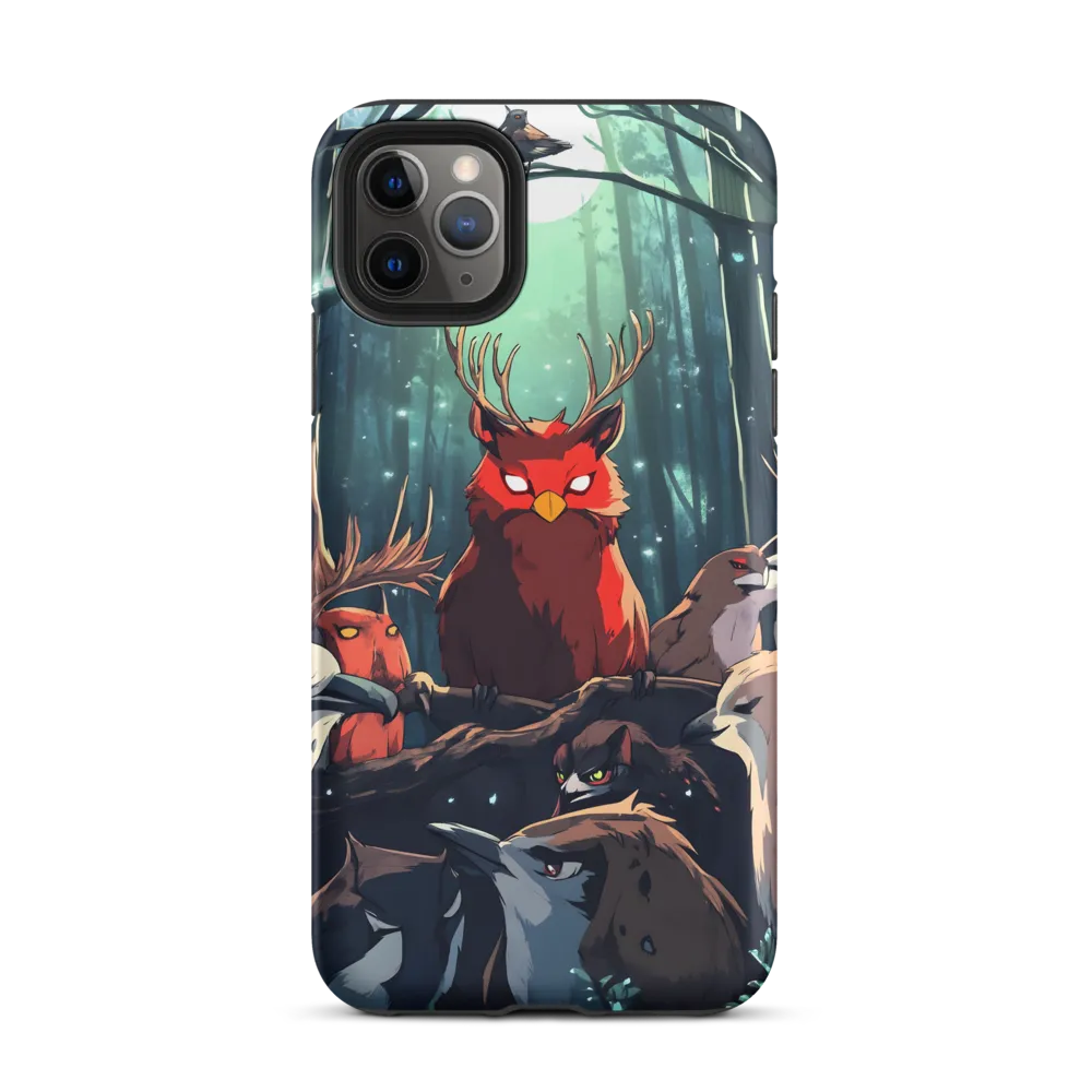 Gathering in the Moonlit Forest