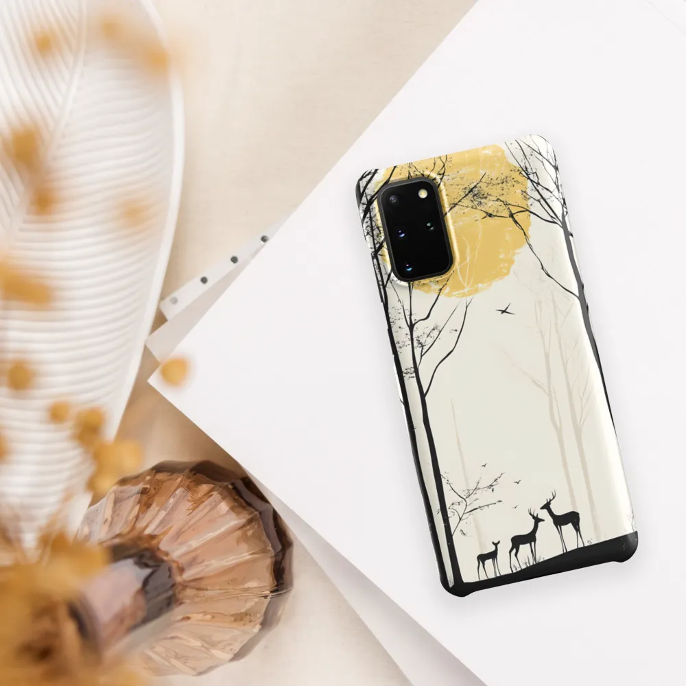 Silhouetted Serenity | Phone Case |  S20 Plus | Snap Case | Matte