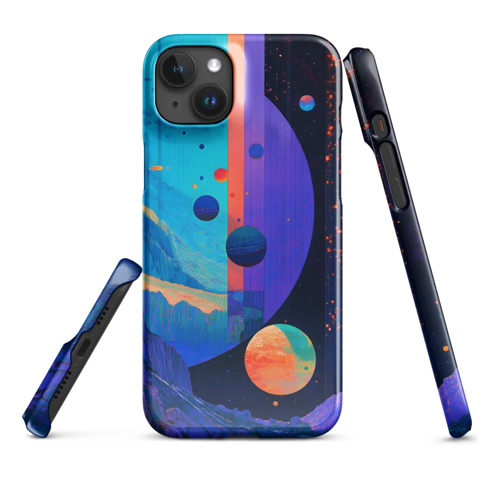Celestial Harmony: A Surreal Exploration of Space | Phone Case |  15 Plus | Snap Case | Glossy