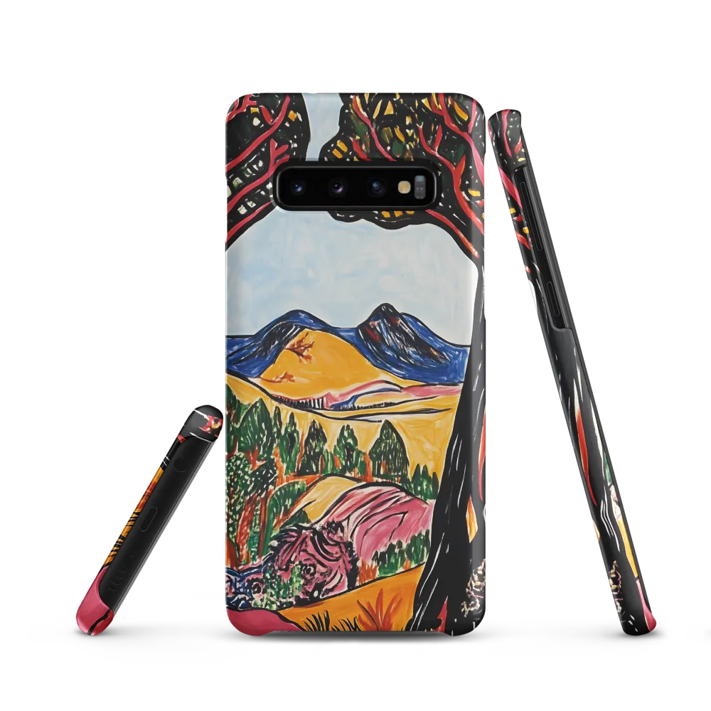 Vibrant Nature's Embrace | Phone Case |  S10 | Snap Case | Matte